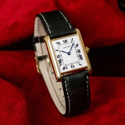 mens cartier watch tank|cartier tank watch men's vintage.